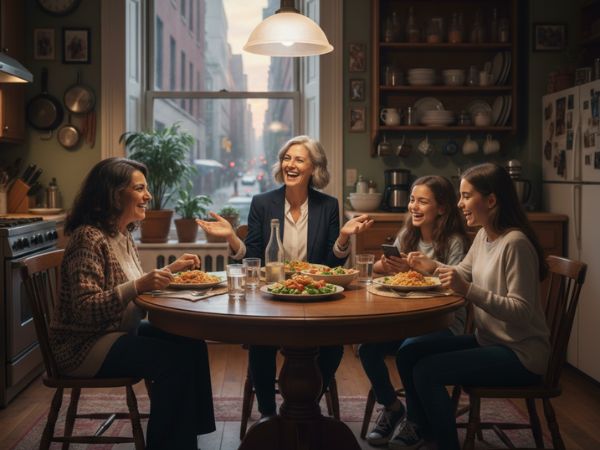 Studente over 50 che alloggia in una famiglia ospitante durante una vacanza studio all’estero per imparare l’inglese e vivere un’esperienza culturale autentica